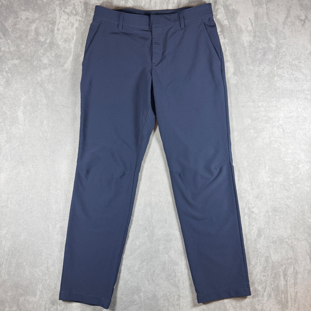 Nike Golf Pants Mens 32x32 Navy Blue Dri-FIT Slim Fit Stretch Performance